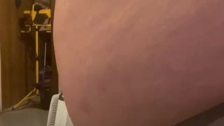 Chub spreading his cheeks showing off