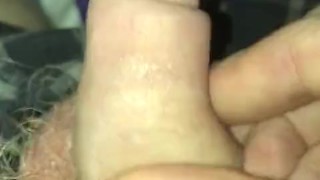 Small limp dick, stroking and measuring, still can’t get it up