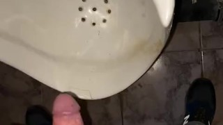 I piss in a urinal in a public office toilet, but I can piss on your face