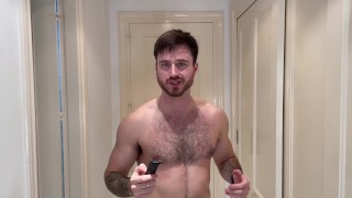 Caught sniffing underwear & head shaved by bully