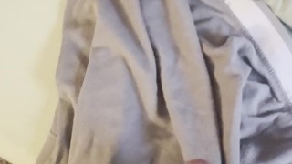 Cumming on dirty boxer briefs