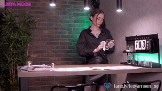 Fucked a sexy barmaid at work. Lesya Moon.