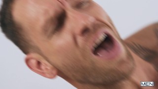 Men - Theo Ross starts fucking the macaroni and is about to stuff the turkey when When Kit cums in