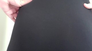 Latino femboy wearing mini dress and thong Cute Ass