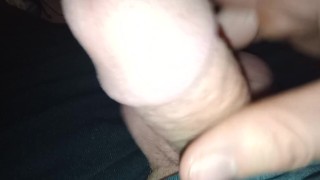 Mistress playing with my cheesey cock