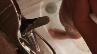 Shower? Yes. Masturbate - always ;)