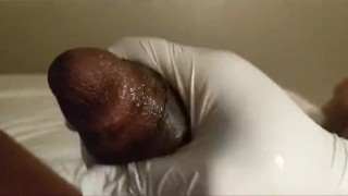 Tyson working his BIG BLACK MEAT for you! Cumshot?