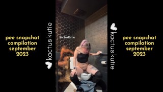 september 2023 pee snapchat compilation