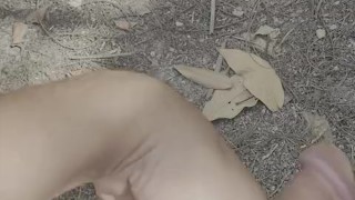 Masturbating in the street