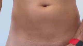 Quick orgasm and huge load