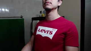 Chest worship - flexing pecs