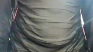 Vestido curto sem calcinha