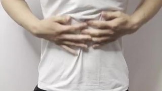 Asian Boy with Six Pack Strip Show