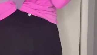 Different Wedgies in my New Thong, Stretch Test 😈