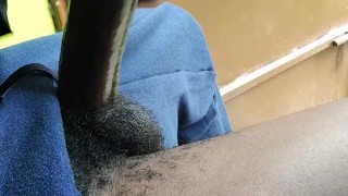 Blowing Huge Cumshot through my Sweatpants outside Caught