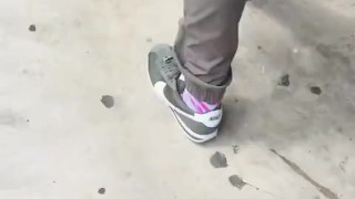 Big size 10.5 breaking in new narrow shoes