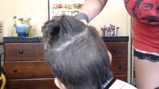 Shaving My Girlfriends Hair