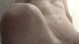 Stretched me open with a huge dildo