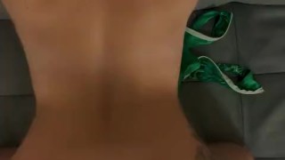 I fucked her in doggystyle and cum on her beautiful ass - Dirty Lady Facial