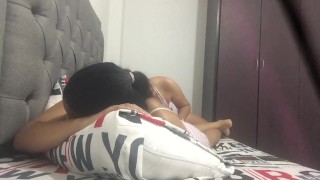 Lesbian couple has very horny sex.