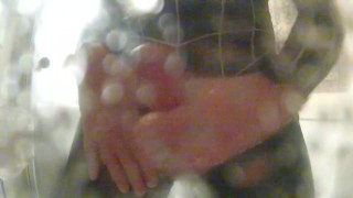 Bad Spiderman takes shower but just gets dirtier