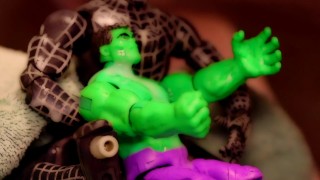 Spidey and Hulk Smasht a Giant's Cock, A Perverted Toy Story