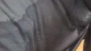 Nike shorts pissed in again