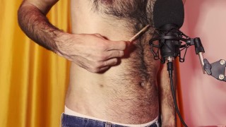 ASMR MALE | Hairy Chest Rubbing