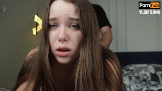 Anal orgasm of my Valeria Sladkih . Cum spurts out of her ass.