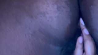 fingering my hairy tight pussy