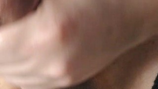 Close up Cum drain. Cumming too much in a week.