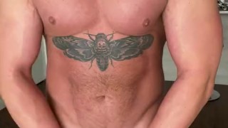 OnlyFans Model Strips Clothes Off After Gym Poses Hard Cock