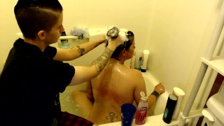 Pussy Sucking Bathtub Orgasm Lesbians