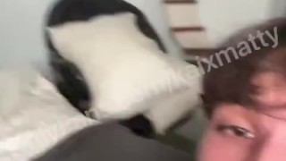Hot Curly Haired Twink Makes Boyfriend Cum Everywhere
