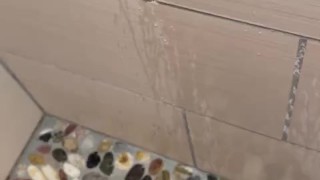 Pissing and cumming a nice load