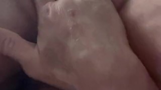 So damn horny for you. I finger my ass while dripping precum