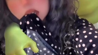 Shrek fucked my tight asshole
