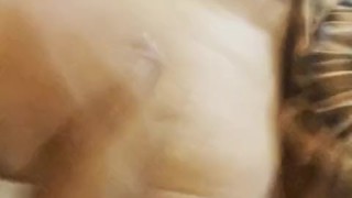 Latino jerking off, playing with cum and pissing