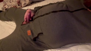 Onesie Bed Pee and Cum