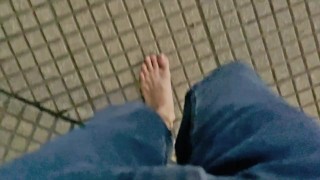Walking Barefoot for 1 km: From Clean to Dirty Soles - POV Trekking