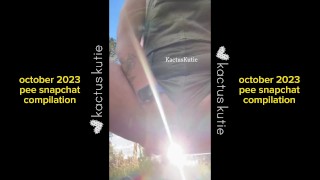 october 2023 pee snapchat compilation