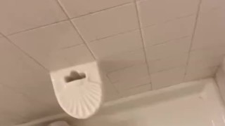 Shower cumshot