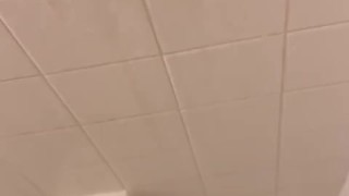 Shower cumshot