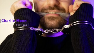 Self GAGGED & Handcuffed