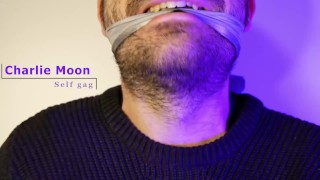 Self GAGGED & Handcuffed