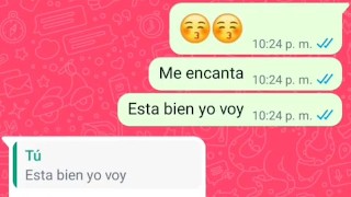 Conversación de WhatsApp con la novia de mi mejor amigo acaba en una noche de sexo bien rico y duro.