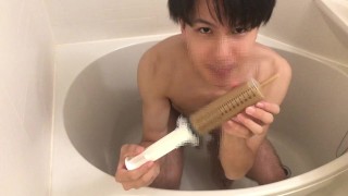 #74 コーヒー牛乳浣腸で力尽きました、、、