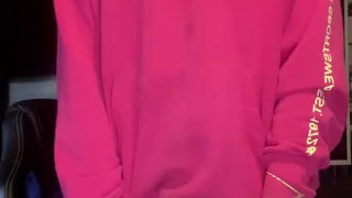 British Chav teases big hard cock