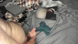 I cum on my wife's panties while looking at photos of her