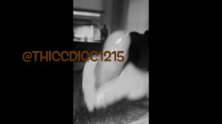 Jerking off and shooting huge loads